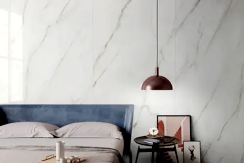 Emperador Marble White Polished Porcelain  Tile
