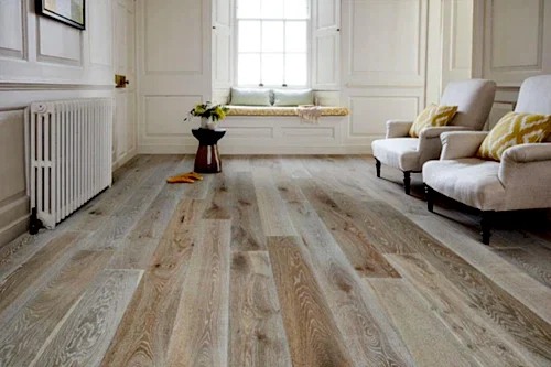 Galleria Professional Engineered European Rustic Flooring 20mm x 190mm White Fumed Brushed & Oiled