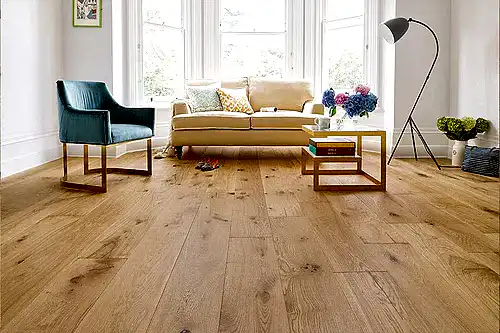 Galleria Professional Engineered European Rustic Oak Flooring 14mm x 240mm Natural Brushed & Oiled