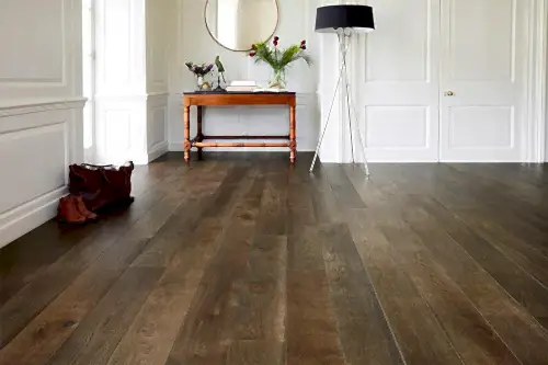 Galleria Professional Engineered European Rustic Oak Flooring 20mm x 190mm Ground Coffee Lacquered