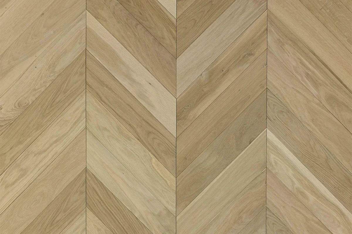 Galleria Professional Engineered Select Oak Chevron 14mm x 110mm Unfinished