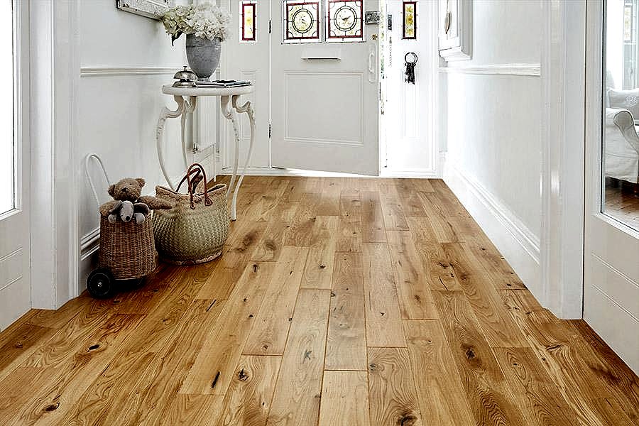 Home Choice Engineered European Rustic Oak Flooring 14mm x 130mm Natural Lacquered