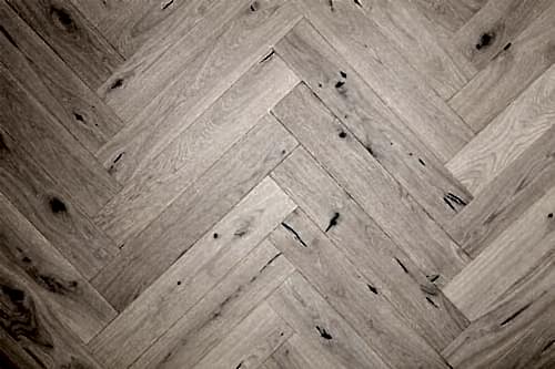 Home Choice Herringbone Engineered European Rustic Oak Flooring 14mm x 130mm Cappuccino Lacquered