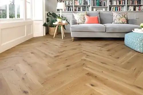 Home Choice Herringbone Engineered European Rustic Oak Flooring 14mm x 130mm Toffee Oiled