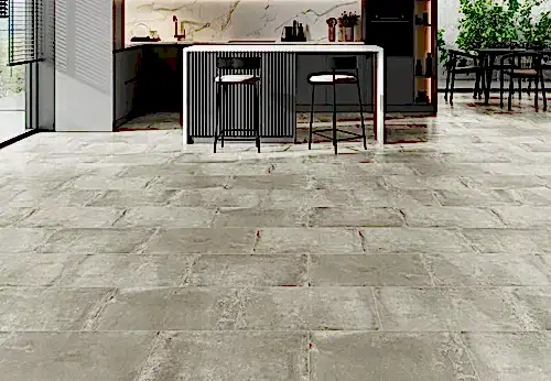Audacity 12mm Laminate Tile Pewter Grey Built-in Underlay