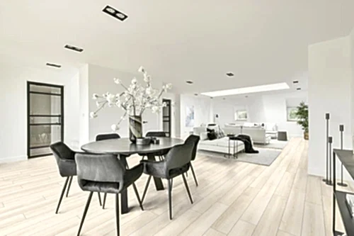 Series Woods 8mm Laminate Flooring Snowdrop Oak