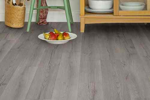 Series Woods 8mm Laminate Flooring Grey Oak