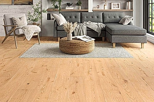 Home Choice Engineered Rustic Oak Flooring 14mm x 190mm Aspen Smooth UV Lacquered