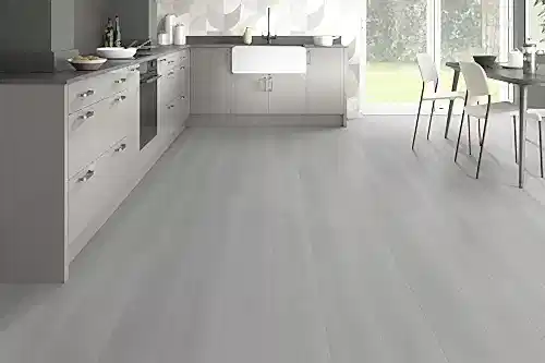 Series Woods 8mm Acoustic Laminate Arctic White Oak Built-in Underlay