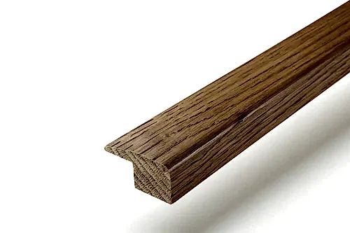 Solid Hardwood End Profile 2m Espresso Natural Oak