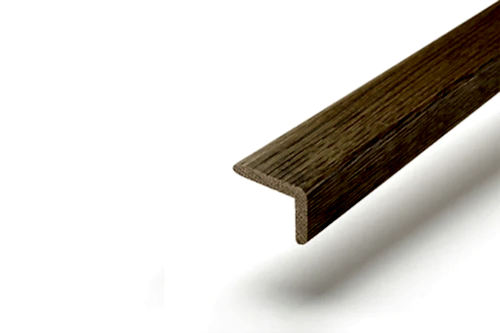 Solid Hardwood Stair Nosing 1m Espresso Natural Oak