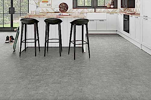 Spectra Luxury Rigid Core Click Vinyl Smoke Grey Tile Built-in Underlay