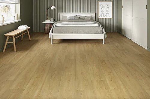 Spectra Luxury Rigid Core Click Vinyl Light Fawn Oak Plank Built-in Underlay