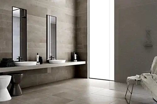 Ivano Concrete Off White Matt Porcelain Tile