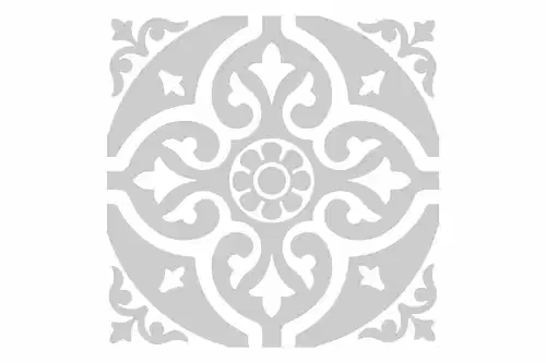 Valeria Concrete Grey Ornamental Matt Porcelain Tile