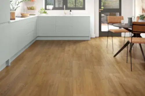 Spectra Luxury Acoustic Rigid Core Click Vinyl Roasted Peanut Oak Plank Built-in Underlay